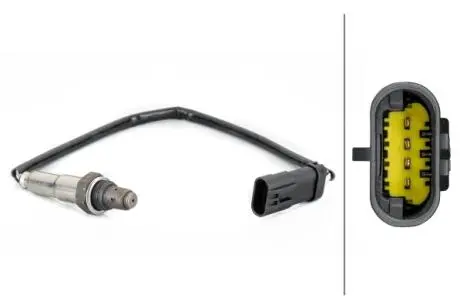 Датчик кисню (λ-зонд) Renault Logan, Clio, Kangoo 1.2-1.4i 16V (L=395mm) 01-> HELLA 6PA358103-291