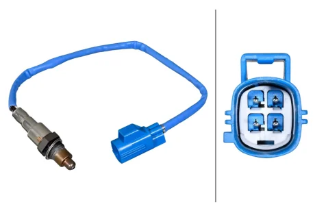 Лямбда-зонд (кількість дротів 4, 400мм) LAND ROVER DISCOVERY IV 3.0 08.13-12.18 HELLA 6PA358221191
