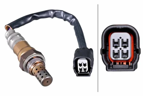 Лямбда-зонд (кількість дротів 4, 230мм) HONDA ACCORD IX, ACCORD VIII, CROSSTOUR I 2.4 07.08- HELLA 6PA358221671