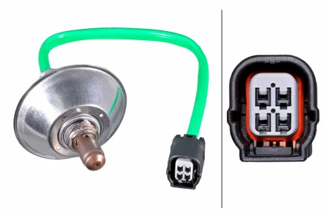 Лямбда-зонд (кількість дротів 4, 280мм) HONDA ACCORD VIII, CITY V, CIVIC IX, CIVIC VIII, CR-Z, INSIGHT, JAZZ III 1.2-2.4 07.08- HELLA 6PA358221721