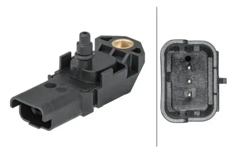 Датчик тиску у впускному колекторі (3 pin) FORD GALAXY II, GALAXY MK II, MONDEO IV, S-MAX, JAGUAR F-PACE, F-TYPE, XE, XF I, XF II, XF SPORTBRAKE, XJ, XK II, LAND ROVER DEFENDER 306PS-UKBB 05.06- HELLA 6PP 009 403-461