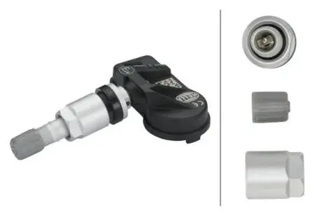 JEEP Датчик тиску в шинах (запрограмований) DODGE, FIAT, INFINITI, CHRYSLER, MERCEDES-BENZ HELLA 6PP 358 139-231