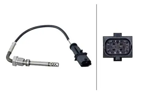 Датчик температури вихлопних газів (перед DPF, 2PIN) HELLA 6PT010376361