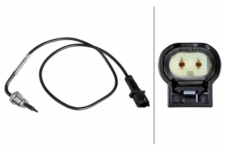 Датчик температури вихлопних газів (перед DPF) FIAT 500, 500 C, PANDA, PANDA/HATCHBACK 1.3D 01.06- HELLA 6PT010376661