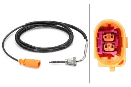 Датчик температуры выхлопных газов VW TRANSPORTER 03- HELLA 6PT014494281