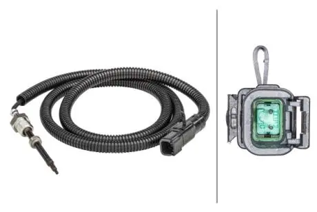 Датчик температури вихлопних газів (2PIN) VOLVO 9700, 9900, FH, FH II, FM, FM II, FMX, FMX II 09.05- HELLA 6PT358181341