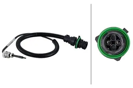 Датчик температури вихлопних газів (2PIN) MERCEDES ACTROS MP2 / MP3, AXOR, AXOR 2 01.02- HELLA 6PT358181981