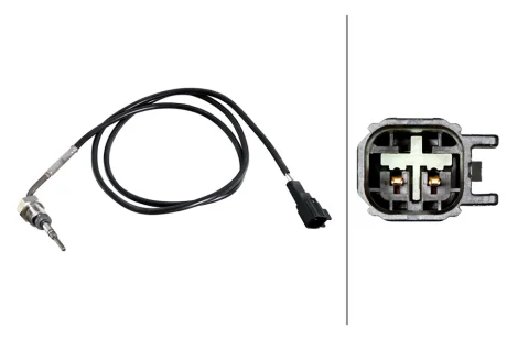 Датчик температури вихлопних газів (після DPF) FORD RANGER 2.2D/3.2D 04.11- HELLA 6PT358226251