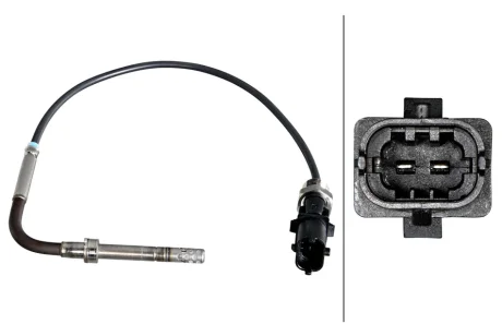 Датчик температури вихлопних газів (перед каталізатором) FIAT DUCATO 2.0D/2.3D/3.0D 08.06- HELLA 6PT358226361