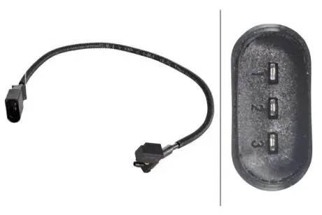 VW Датчик обертів двиг. Bora, Golf, 1,4 00-, SKODA Fabia 1,4 -07 HELLA 6PU 009 167-471