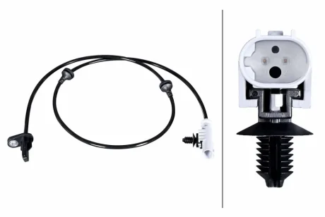 Датчик ABS передн Лів/Прав (з кронштейном) LAND ROVER RANGE ROVER VELAR 2.0-3.0H 03.17- HELLA 6PU358216391