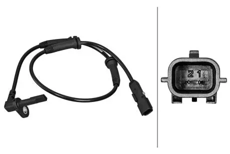 RENAULT датчик ABS перед. лів./прав. LOGAN I 1.5 dCi 11-, VOLVO S80 II D4 13-, DACIA LOGAN II TCe 90 12- HELLA 6PU 358 217-091