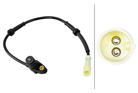 Датчик ABS передн Лів/Прав RENAULT CLIO II, CLIO II/HATCHBACK, THALIA I 1.2-3.0 02.98- HELLA 6PU358217221