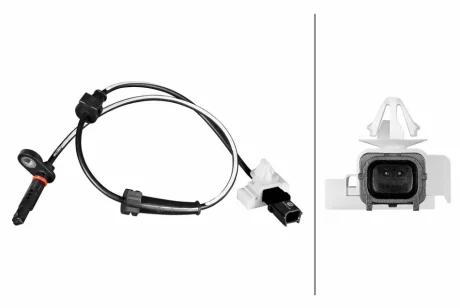 Датчик ABS задн Лів/Прав (з кронштейном) HONDA ACCORD VIII 2.0/2.2D/2.4 06.08- HELLA 6PU358217521