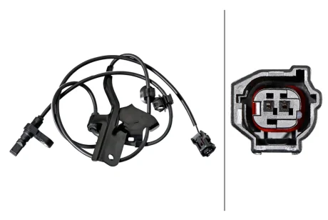 Датчик ABS передн Лів (з кронштейном) TOYOTA RAV 4 III, RAV 4 IV 2.0-3.5 11.05- HELLA 6PU358217651