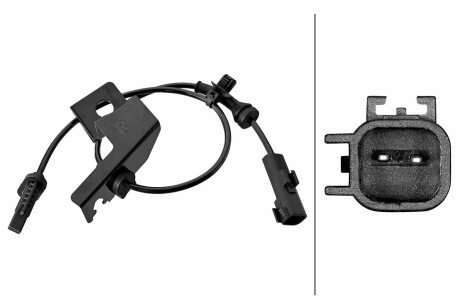 Датчик ABS передній ПравийсFORD MONDEO V 14- HELLA 6PU358218821