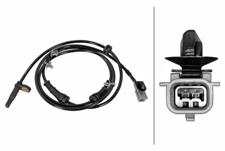 Датчик ABS передн Лів/Прав (з кронштейном) NISSAN PULSAR, SENTRA VII, TIIDA 1.2-1.8 01.07- HELLA 6PU358219061