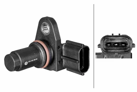 Датчик положення розподільчого валу (з ущильнюючим кільцем) VOLVO S60 II, S60 III, S80 II, S90 II, V40, V60 I, V60 II, V70 III, V90 II, XC40, XC60 I, XC60 II, XC70 II, XC90 I, XC90 II 1.5-5.0H 03.06- HELLA 6PU358380691