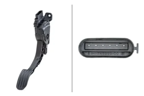 Педаль газу VOLVO S60 II, S80 II, V60 I, V70 III, XC60 I, XC70 II 1.6-4.4 03.06-05.18 HELLA 6PV010834801