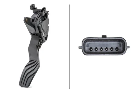 Педаль газу NISSAN MICRA V 0.9/1.0/1.5D 12.16- HELLA 6PV012902701