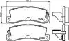 Гальмівні колодки зад. Camry/Corolla/RX 86-06 HELLA 8DB355006-431 (фото 4)