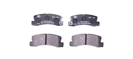 Гальмівні колодки зад. Camry/Corolla/RX 86-06 HELLA 8DB355006-431
