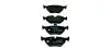Тормозные колодки зад. BMW 5 (E39) 96-03 HELLA 8DB355007-981 (фото 1)