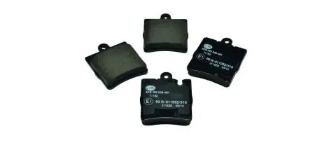 Гальмівні колодки, дискове гальмо (набір) HELLA 8DB355008451