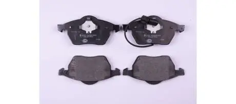 Гальмівні колодки, дискове гальмо (набір) HELLA 8DB355008911