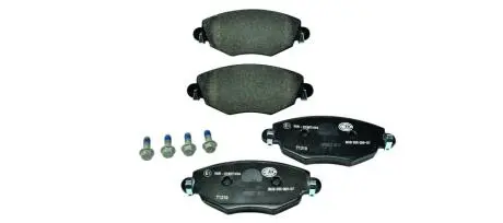 Гальмівні колодки, дискове гальмо (набір) HELLA 8DB355009071