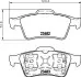 Гальмівні колодки зад. Connect 02-13 HELLA 8DB355009-121 (фото 1)
