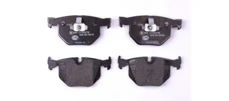 Гальмівні колодки, дискове гальмо (набір) HELLA 8DB355009331