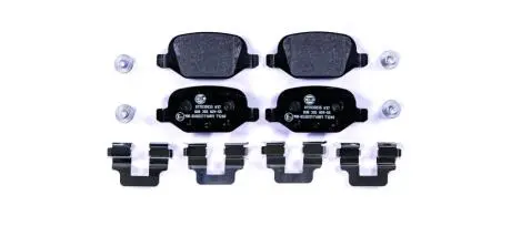 Гальмівні колодки, дискове гальмо (набір) HELLA 8DB355009551