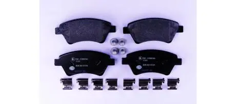 Гальмівні колодки, дискове гальмо (набір) HELLA 8DB355010541