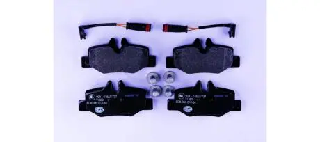 Колодки гальмівні дискові комплект; задн. HELLA 8DB355010661