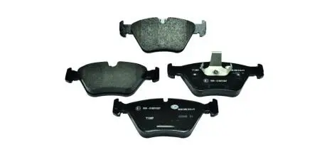 Колодки тормозные дисковые комплект; передняя. HELLA 8DB355010711