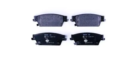 Гальмівні колодки, дискове гальмо (набір) HELLA 8DB355012231