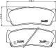 Гальмівні колодки зад. Hyundai Santa Fe 06-12 (mando) (118,6x47x15,6) HELLA 8DB355013-081 (фото 4)