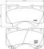 Гальмівні колодки перед. Toyota Land Cruiser 08- (advics) HELLA 8DB355013-151 (фото 4)