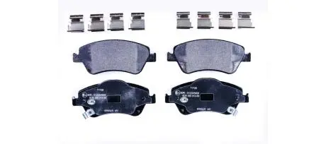 Гальмівні колодки, дискове гальмо (набір) HELLA 8DB355013561
