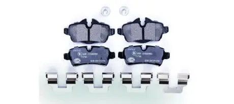 Тормозные колодки зад. MINI 06-15 1.6-2.0 HELLA 8DB355013-661