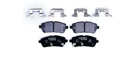 Гальмівні колодки, дискове гальмо (набір) HELLA 8DB355014001