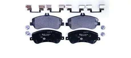 Тормозные колодки перед. MB X204 08-15 2.0-3.5 HELLA 8DB355014-221