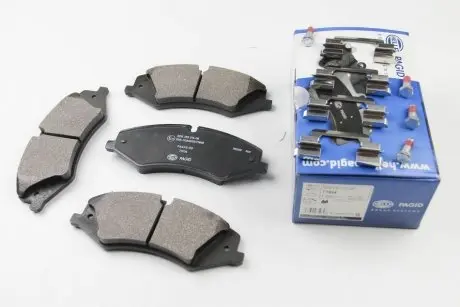 Тормозные колодки, дисковый тормоз.) HELLA 8DB355015081