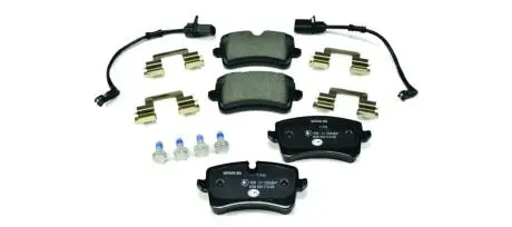Тормозные колодки дисковые комплект; задн. HELLA 8DB355015201