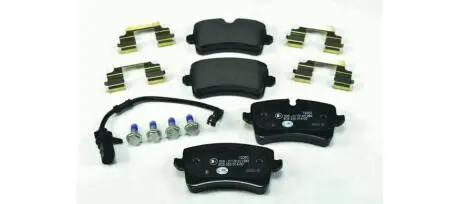 Колодки тормозные дисковые с датчиком, комплект; задн. HELLA 8DB355016001