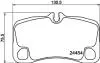 Тормозные колодки, дисковый тормоз.) HELLA 8DB355016051 (фото 4)