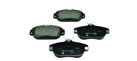 Гальмівні колодки, дискове гальмо (набір) HELLA 8DB355018001
