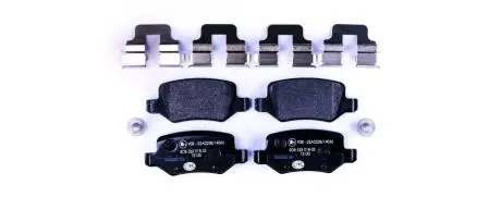 Гальмівні колодки, дискове гальмо (набір) HELLA 8DB355018531