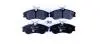 Тормозные колодки, дисковый тормоз.) HELLA 8DB355018541 (фото 1)